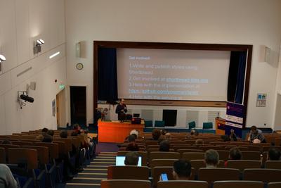 View from the back of the 'Area' room