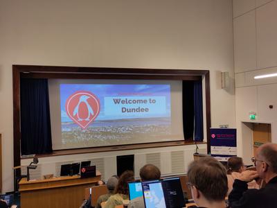 Waiting for the conference to begin. Photo by Gregory Marler