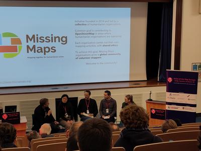 Missing Maps panel session. Photo by Gregory Marler