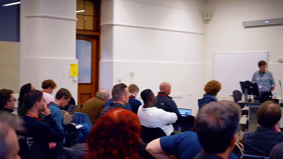 Delegates in the 'way' room